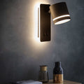 Adjustable LED spotlight wall sconce with dual illumination by BROKLEN