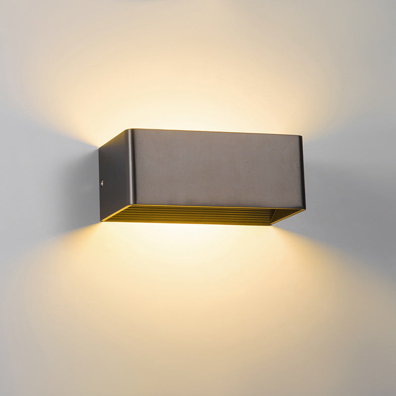 Modern cube up and down LED wall light by BROKLEN – view 10
