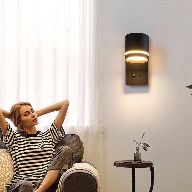 Adjustable LED spotlight wall sconce with dual illumination by BROKLEN – view 5