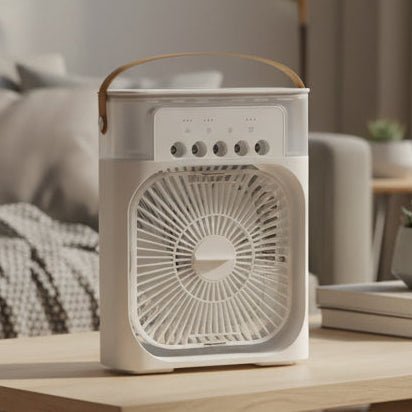 Portable mini humidifier fan desktop air cooler by BROKLEN