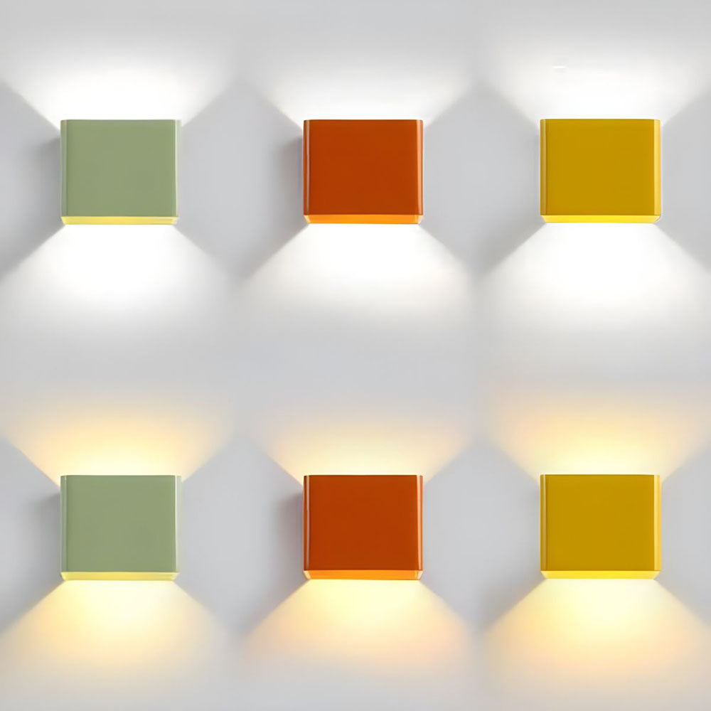 Modern cube up and down LED wall light by BROKLEN – view 20