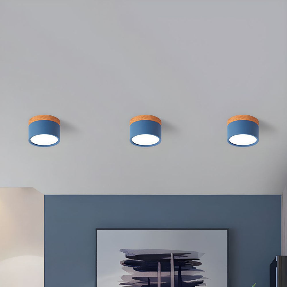 Cylinder LED ceiling spotlight in 8 colours – surface mount downlight by BROKLEN – view 37