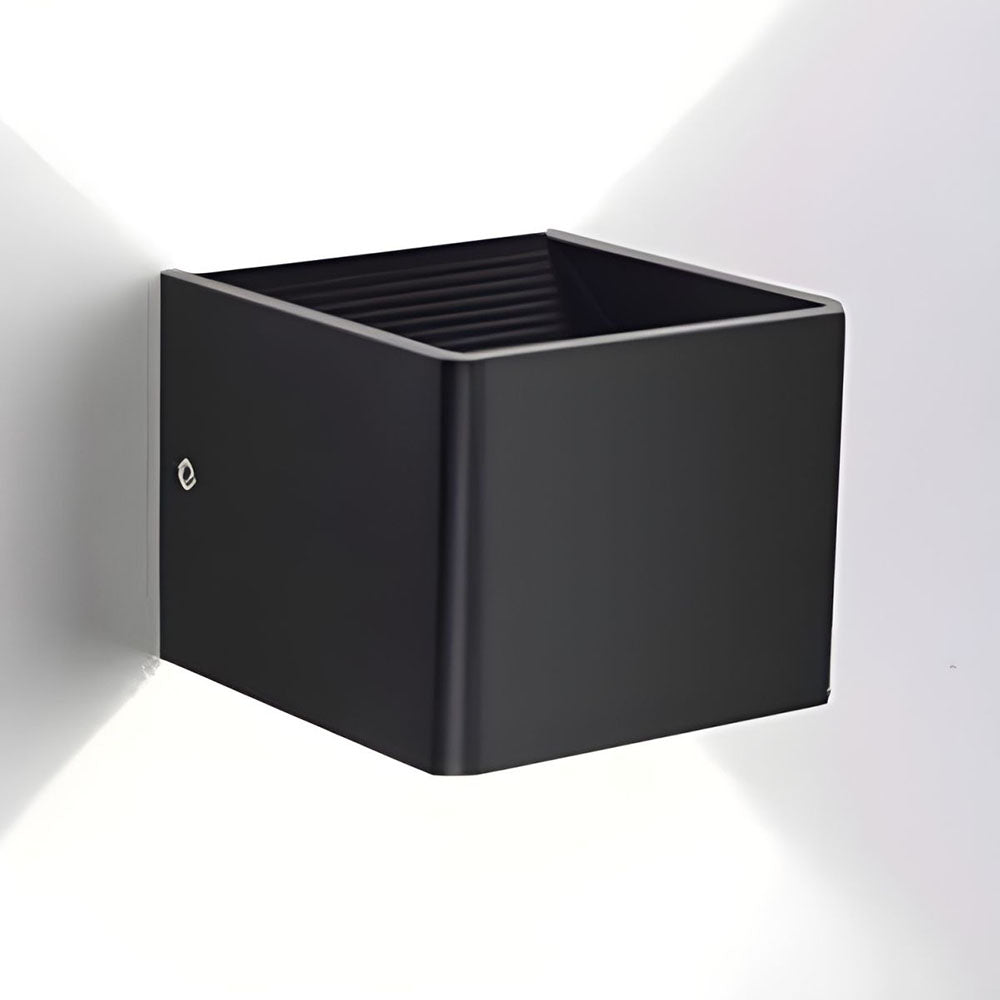 Modern cube up and down LED wall light by BROKLEN – view 9