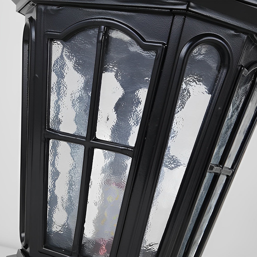 Classic solar outdoor post lantern light by BROKLEN – view 2