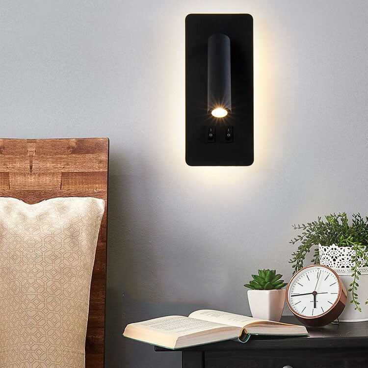 Adjustable LED spotlight wall sconce with dual illumination by BROKLEN – view 3