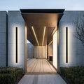 Architectural black vertical linear LED wall light by BROKLEN – view 4