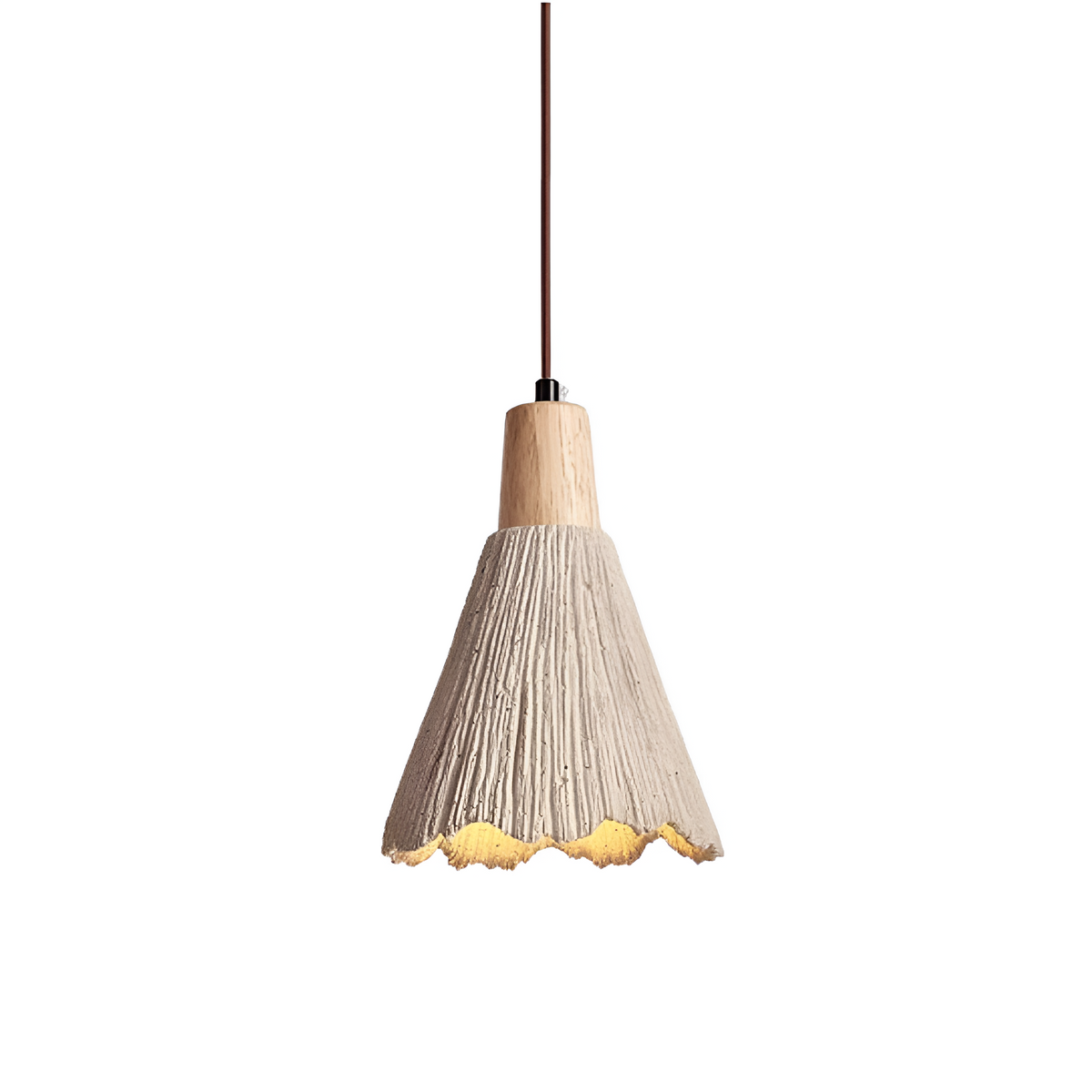 Wabi-sabi textured pendant light by BROKLEN – view 17
