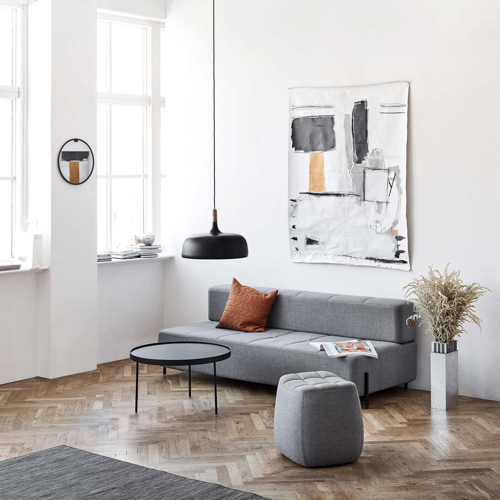 Nordic metal pendant light with wood detail by BROKLEN – view 7