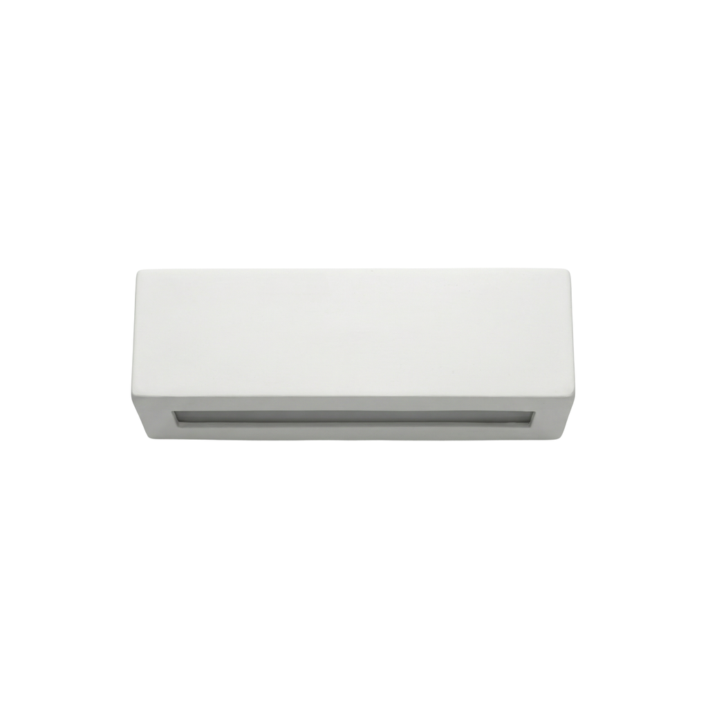 White ceramic rectangular up and down wall light by BROKLEN – view 10