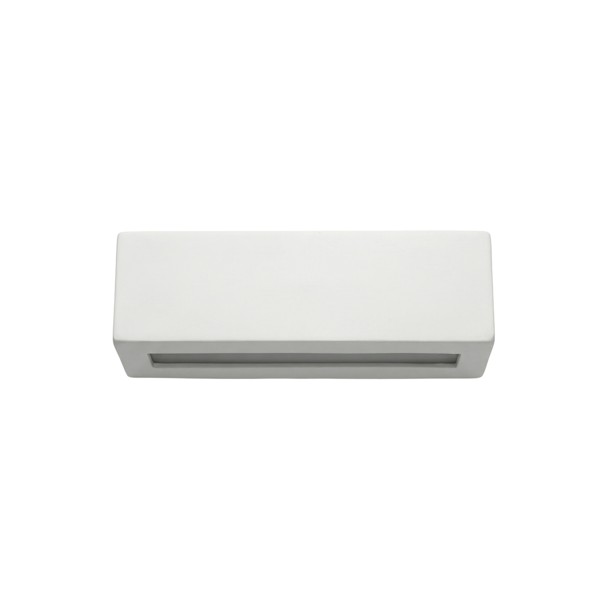 White ceramic rectangular up and down wall light by BROKLEN – view 10