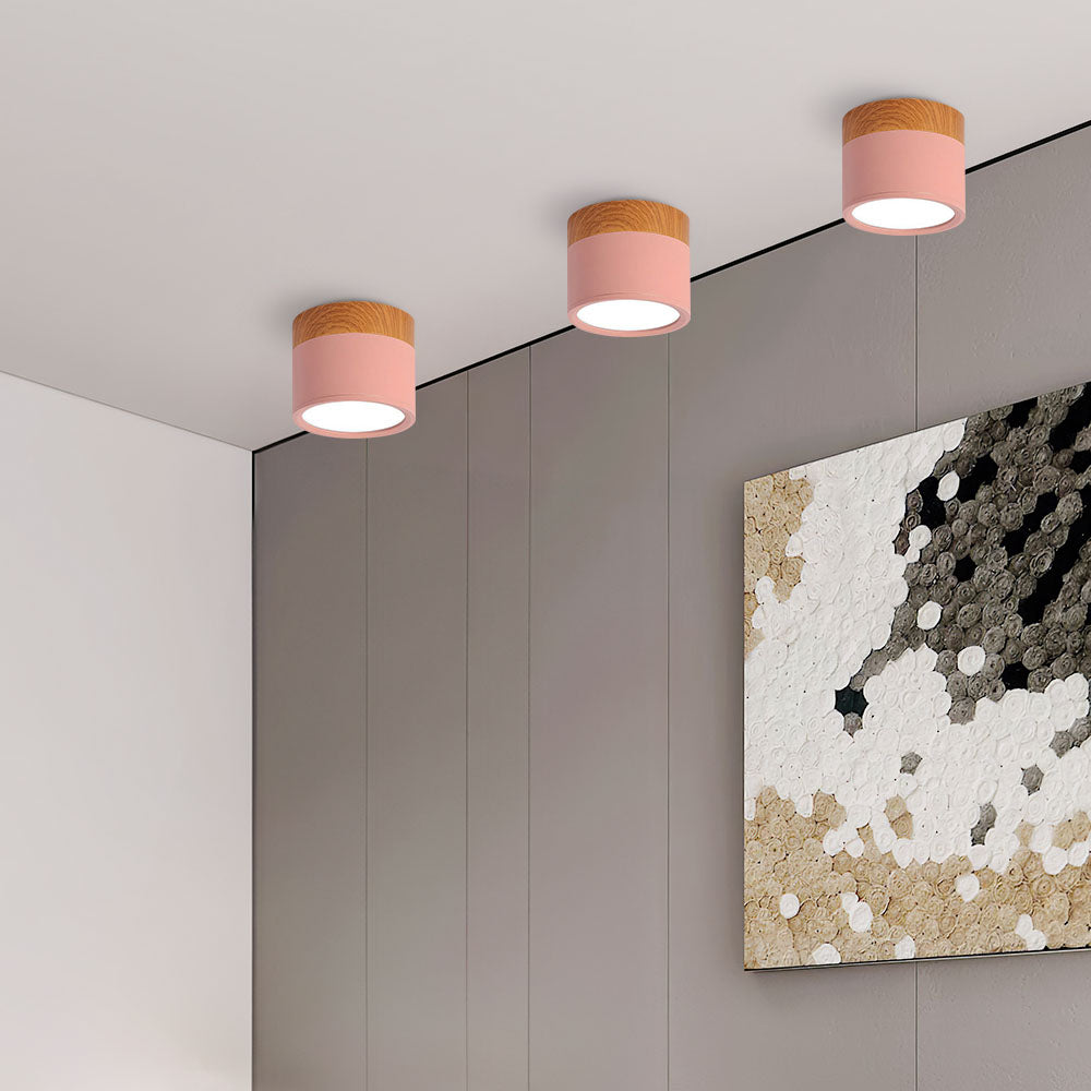 Cylinder LED ceiling spotlight in 8 colours – surface mount downlight by BROKLEN – view 22