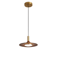 Nordic walnut-effect pendant light by BROKLEN
