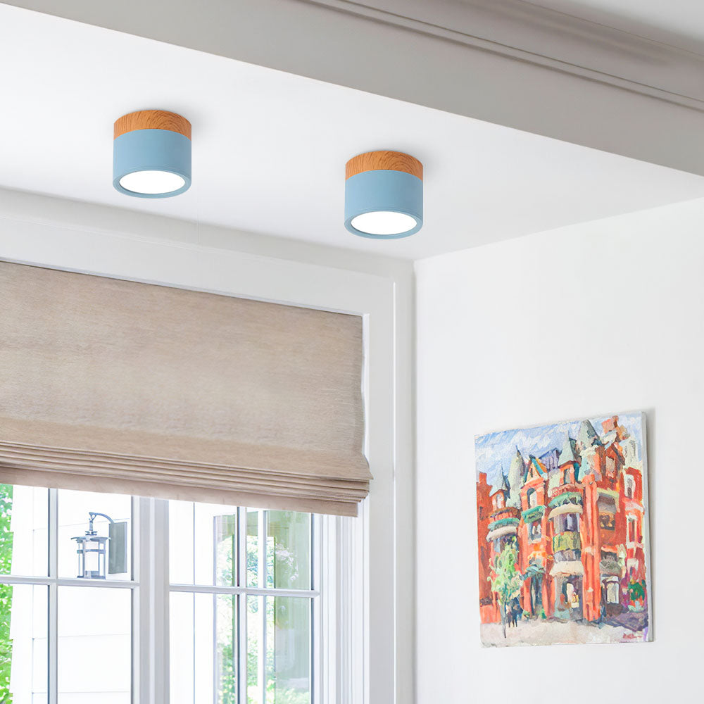Cylinder LED ceiling spotlight in 8 colours – surface mount downlight by BROKLEN – view 36