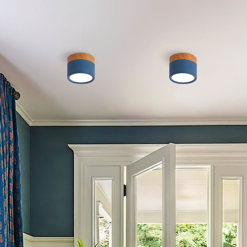 Cylinder LED ceiling spotlight in 8 colours – surface mount downlight by BROKLEN – view 41