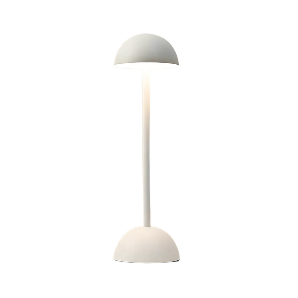 Rechargeable LED table lamp with dome shade and touch control by BROKLEN – view 5