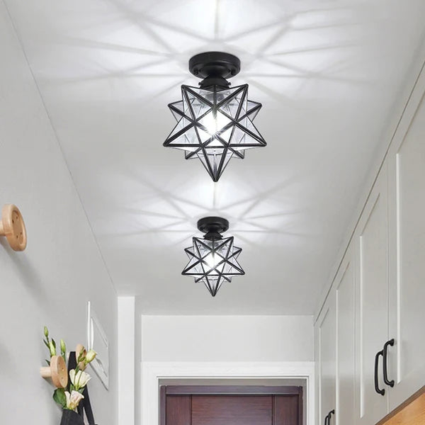 Geometric star ceiling light with E27 fitting by BROKLEN – view 9