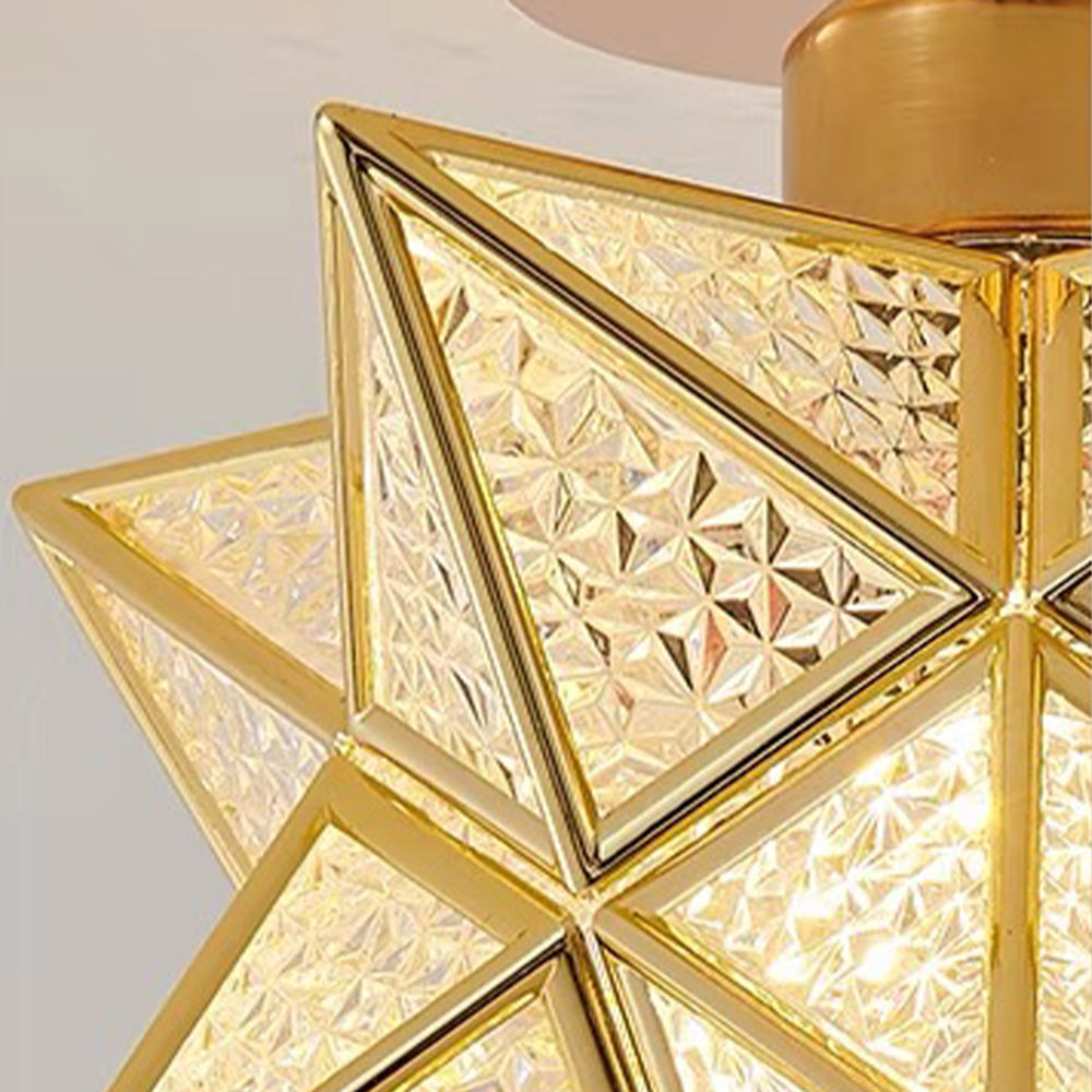 Geometric star ceiling light with E27 fitting by BROKLEN – view 6
