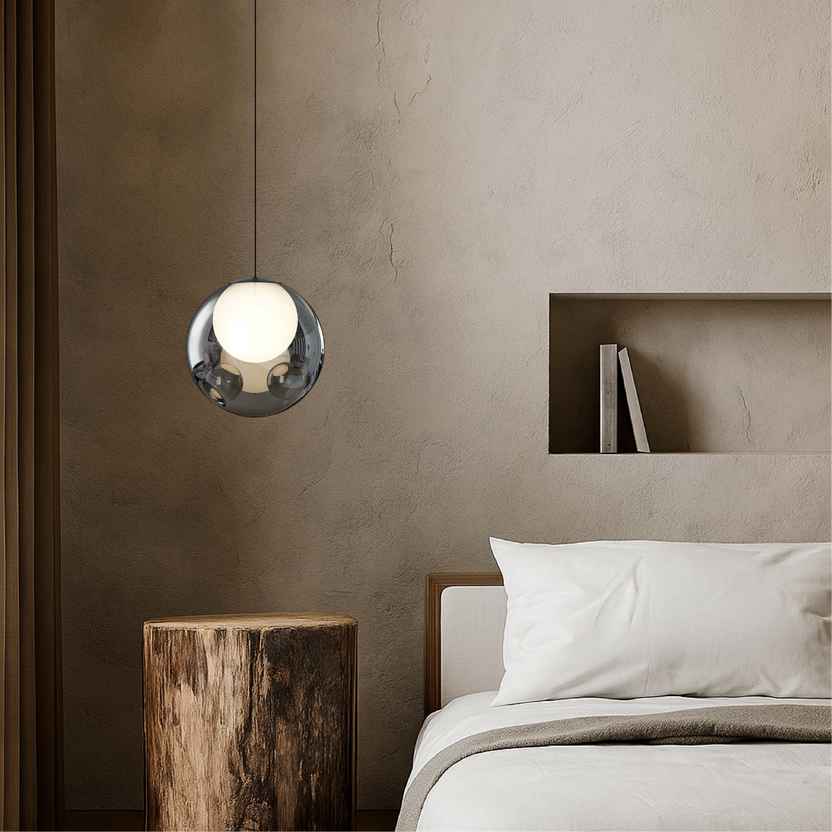 Glossy Italian-style glass mini pendant light by BROKLEN – view 2