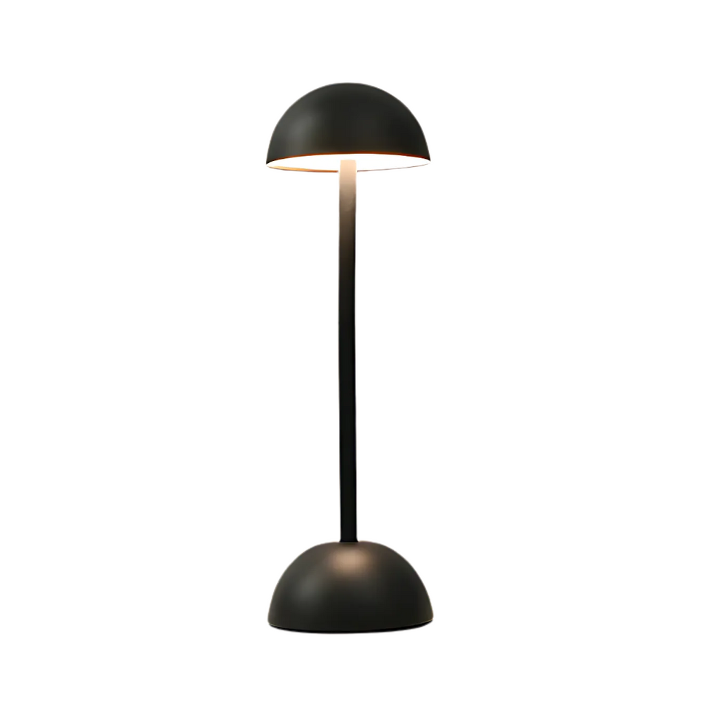 Rechargeable LED table lamp with dome shade and touch control by BROKLEN – view 4