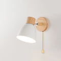 Scandinavian wood and metal cone wall light by BROKLEN – view 20