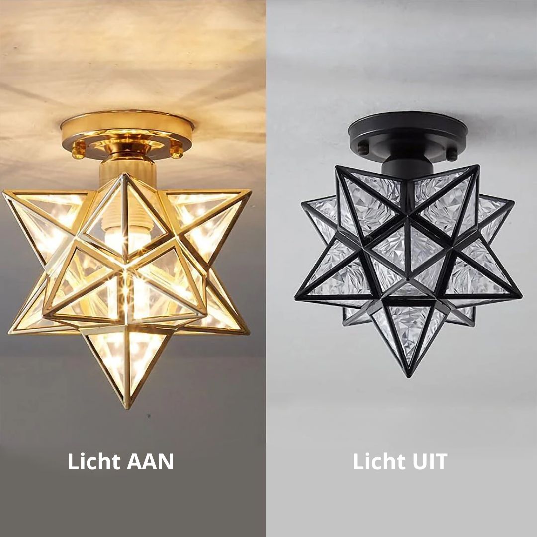 Geometric star ceiling light with E27 fitting by BROKLEN – view 8