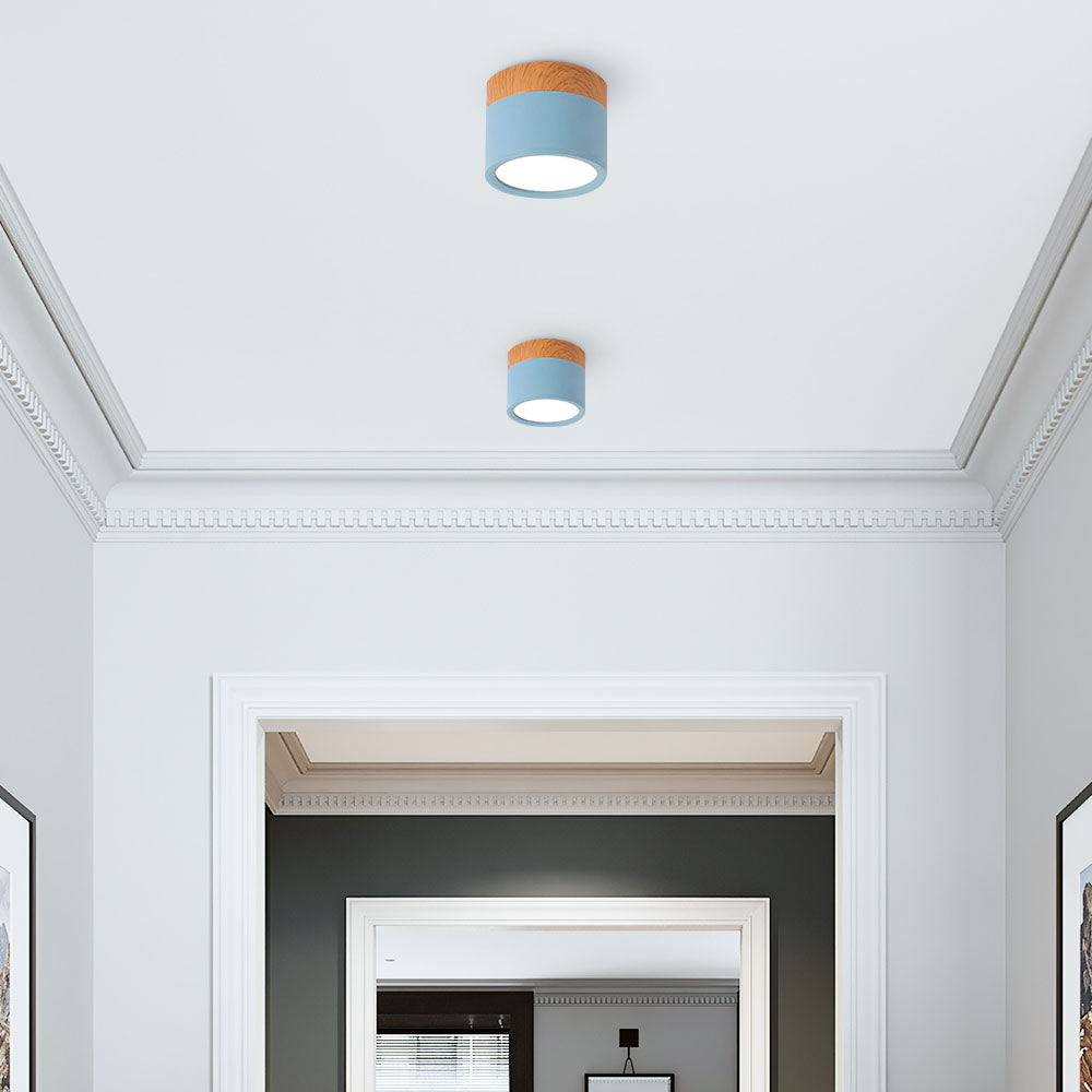 Cylinder LED ceiling spotlight in 8 colours – surface mount downlight by BROKLEN – view 33