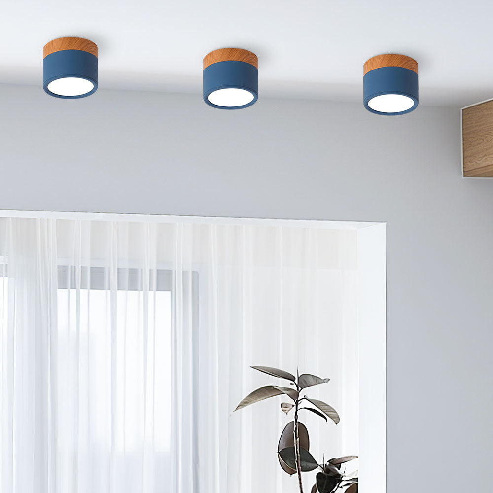 Cylinder LED ceiling spotlight in 8 colours – surface mount downlight by BROKLEN – view 38