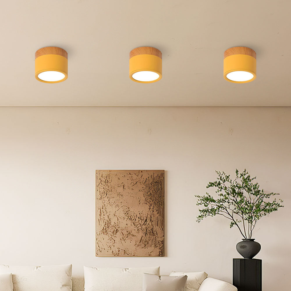 Cylinder LED ceiling spotlight in 8 colours – surface mount downlight by BROKLEN – view 24