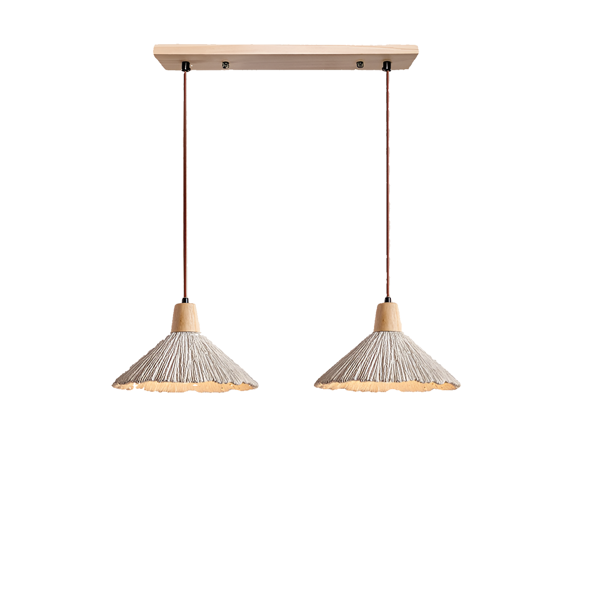 Wabi-sabi textured pendant light by BROKLEN – view 19