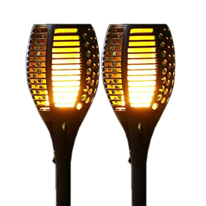 Solar LED flickering flame effect garden light by BROKLEN