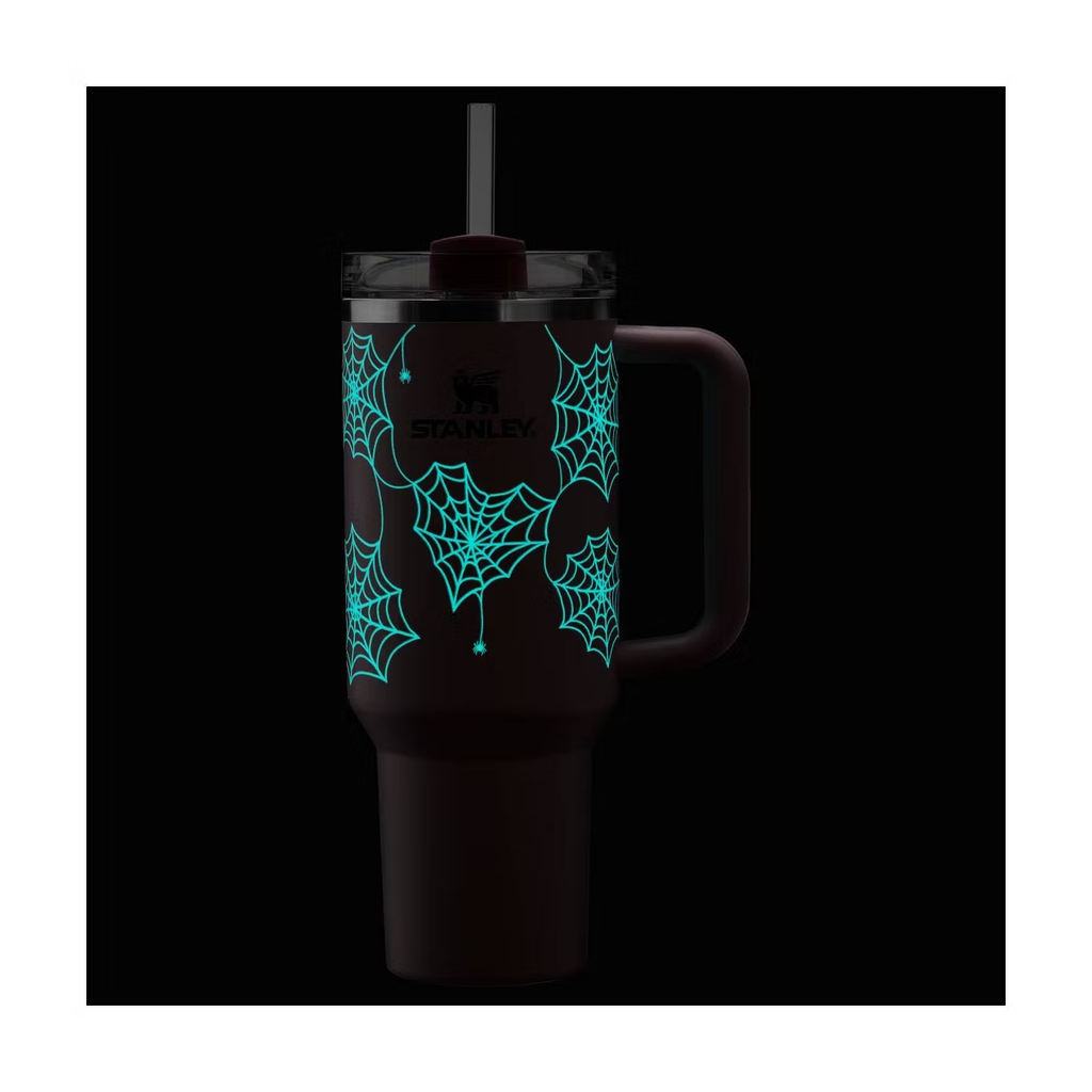 Pink Halloween Spiderweb Tumbler - pink tumbler, view 2
