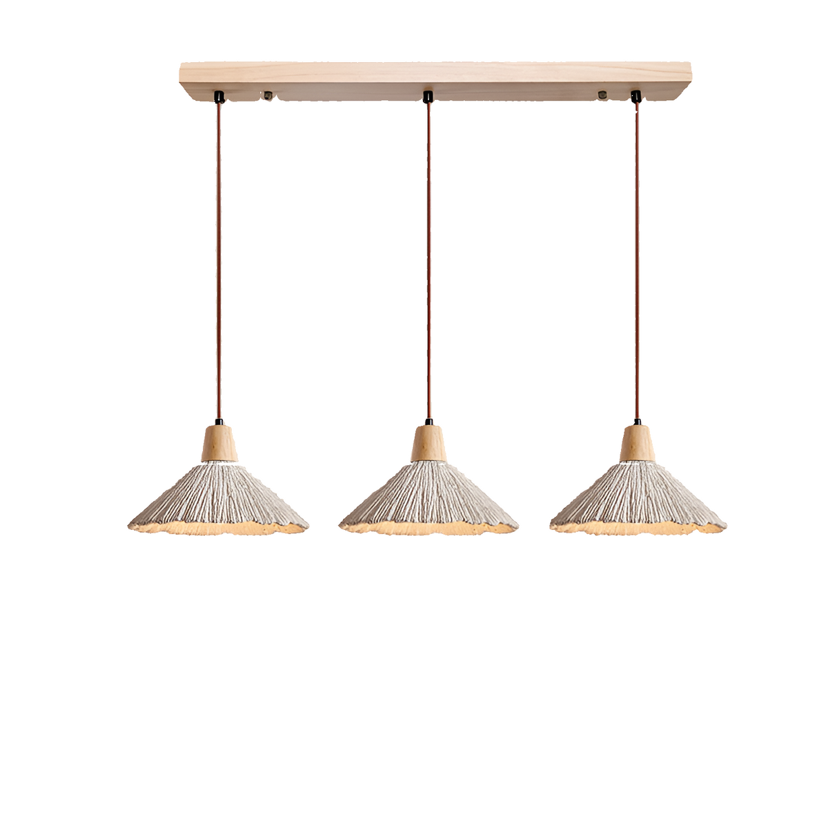Wabi-sabi textured pendant light by BROKLEN – view 20