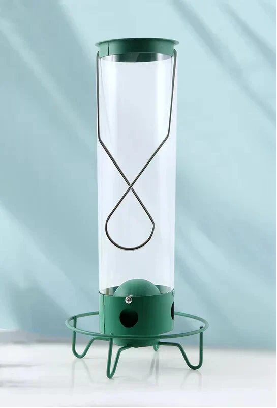 Squirrel proof hanging seed tube bird feeder by BROKLEN – view 4