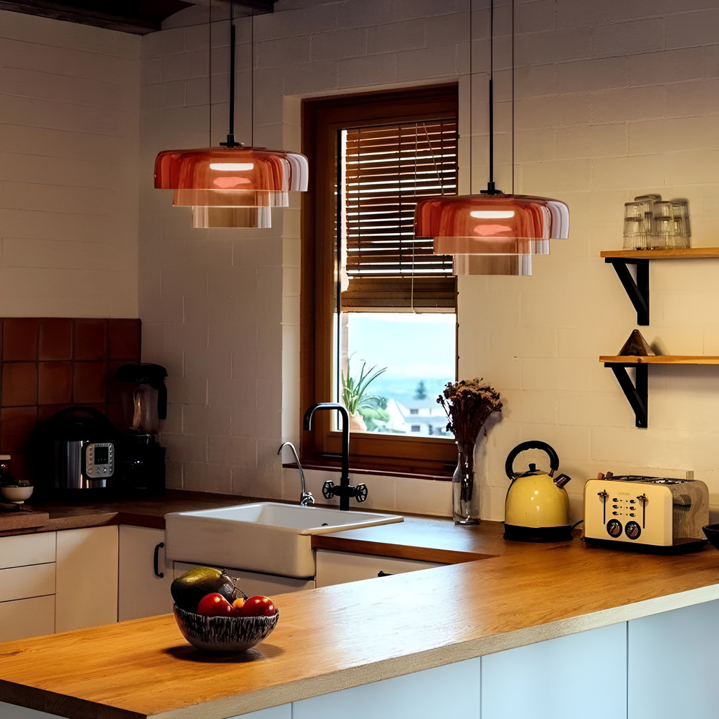 Nordic celestial glass pendant light by BROKLEN – view 11