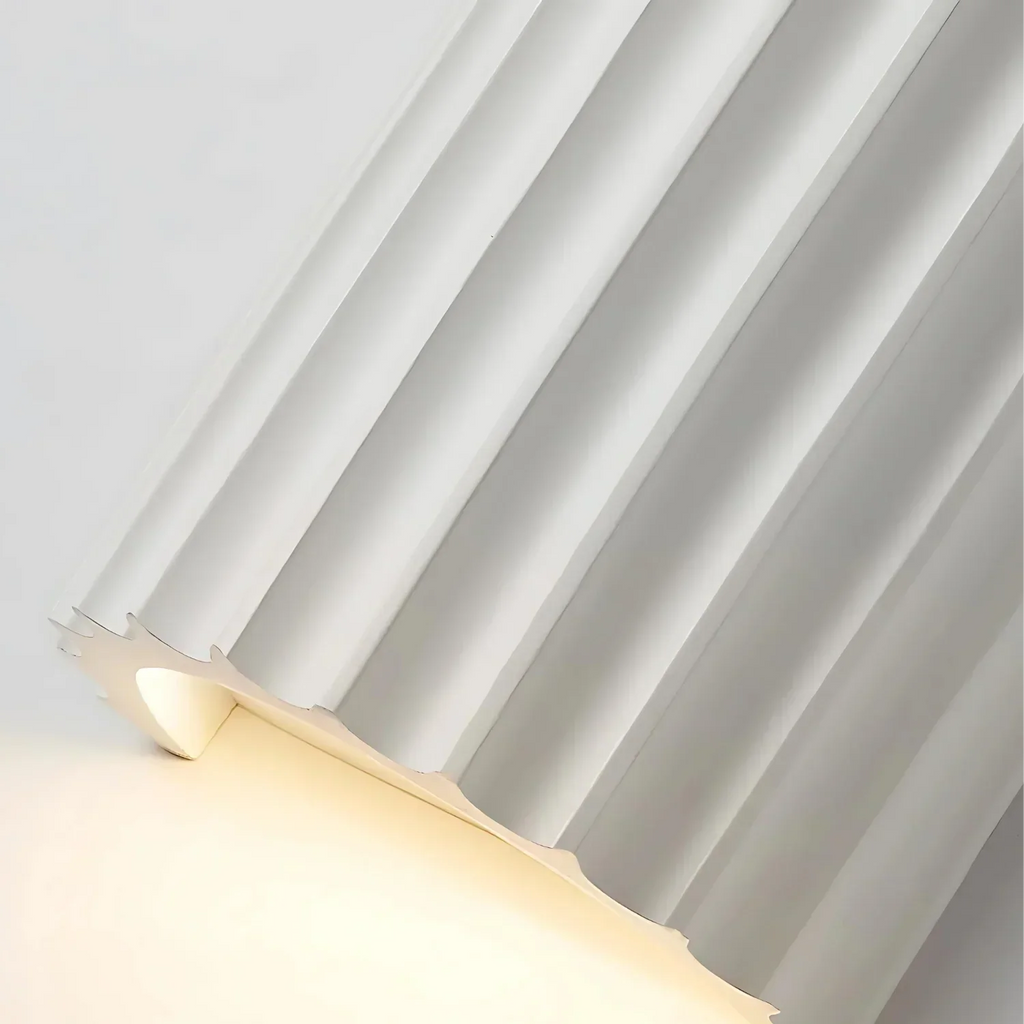 Ribbed resin cylinder up and down wall light by BROKLEN – view 13