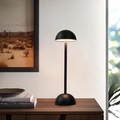 Rechargeable LED table lamp with dome shade and touch control by BROKLEN – view 2