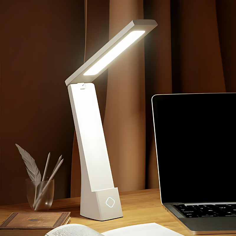 Slim foldable LED desk lamp with touch control by BROKLEN – view 2