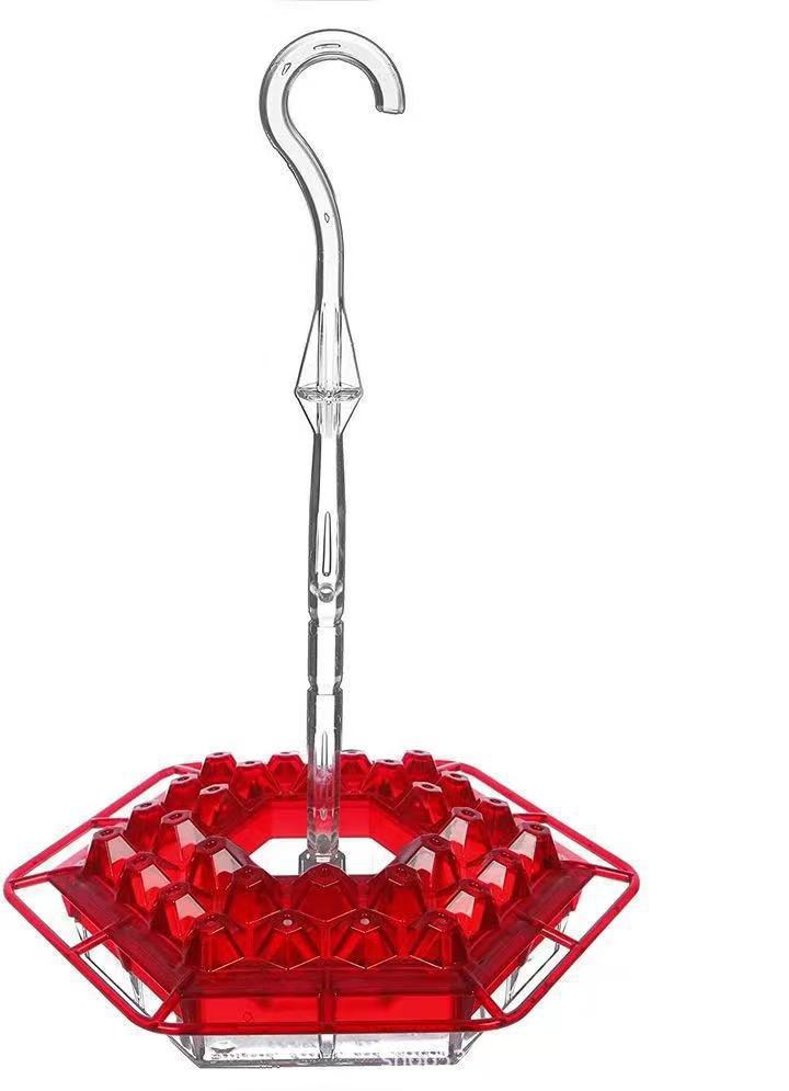 Hanging hummingbird nectar feeder with ant guard by BROKLEN – view 8