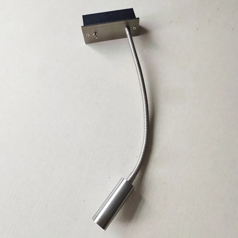 Flexible gooseneck LED wall reading light by BROKLEN – view 7