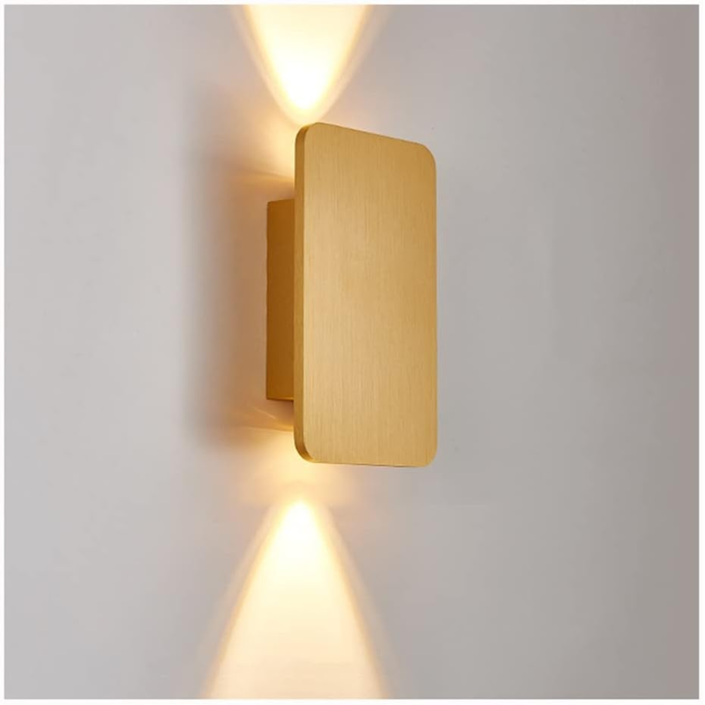 Modern rectangular up and down indoor LED wall sconce by BROKLEN – view 15