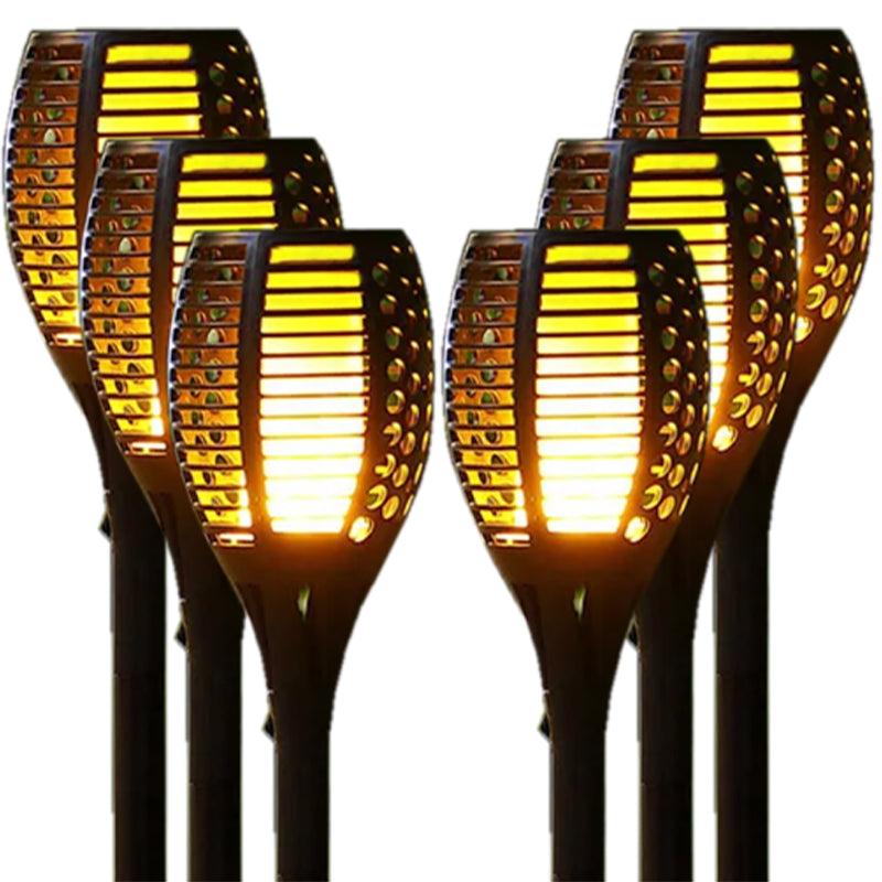 Solar LED flickering flame effect garden light by BROKLEN – view 2