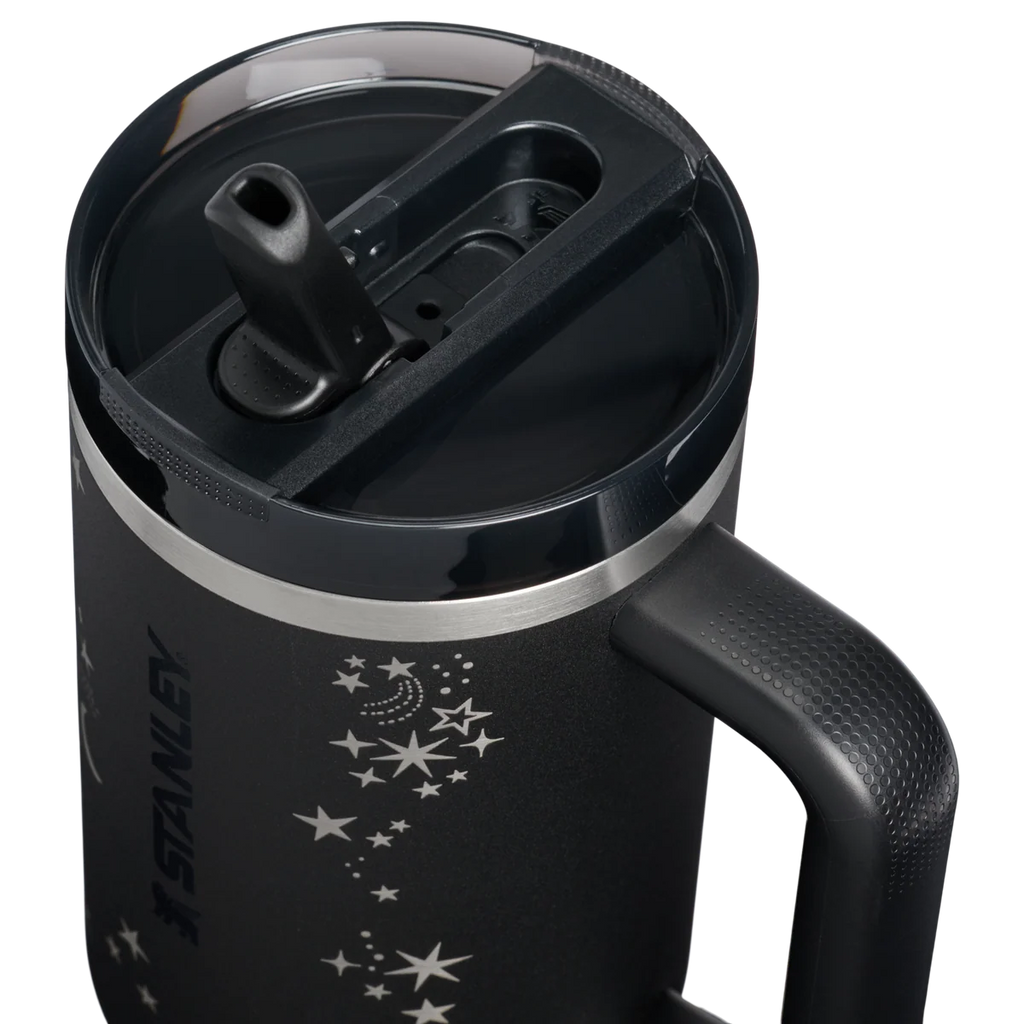 Midnight Celestial Tumbler - black insulated tumbler, view 3