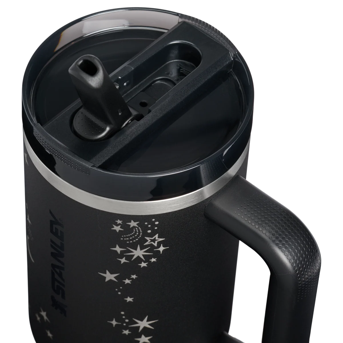 Midnight Celestial Tumbler - black insulated tumbler, view 3