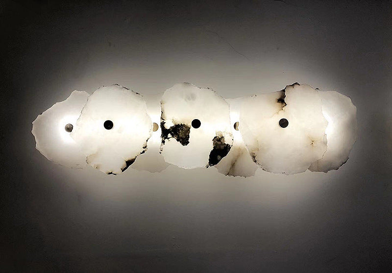 Organic stone shaped LED wall sconce by BROKLEN – view 26