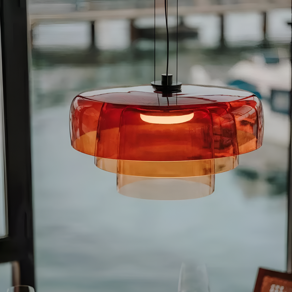 Nordic celestial glass pendant light by BROKLEN – view 2