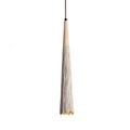Wabi-sabi textured pendant light by BROKLEN