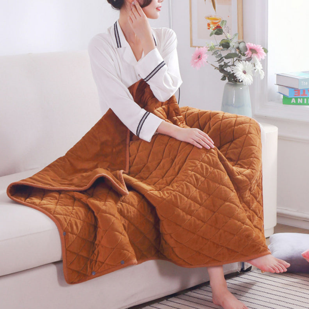 Portable USB heated couch blanket by BROKLEN – view 2
