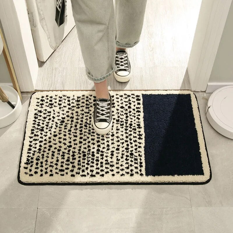 Scandinavian abstract pattern non-slip bath mat by BROKLEN – view 5