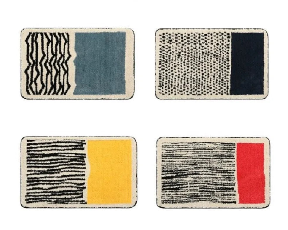 Scandinavian abstract pattern non-slip bath mat by BROKLEN – view 9