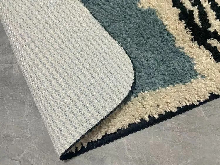 Scandinavian abstract pattern non-slip bath mat by BROKLEN – view 7